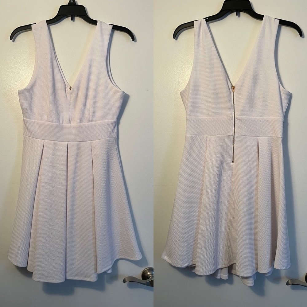 White A line dress